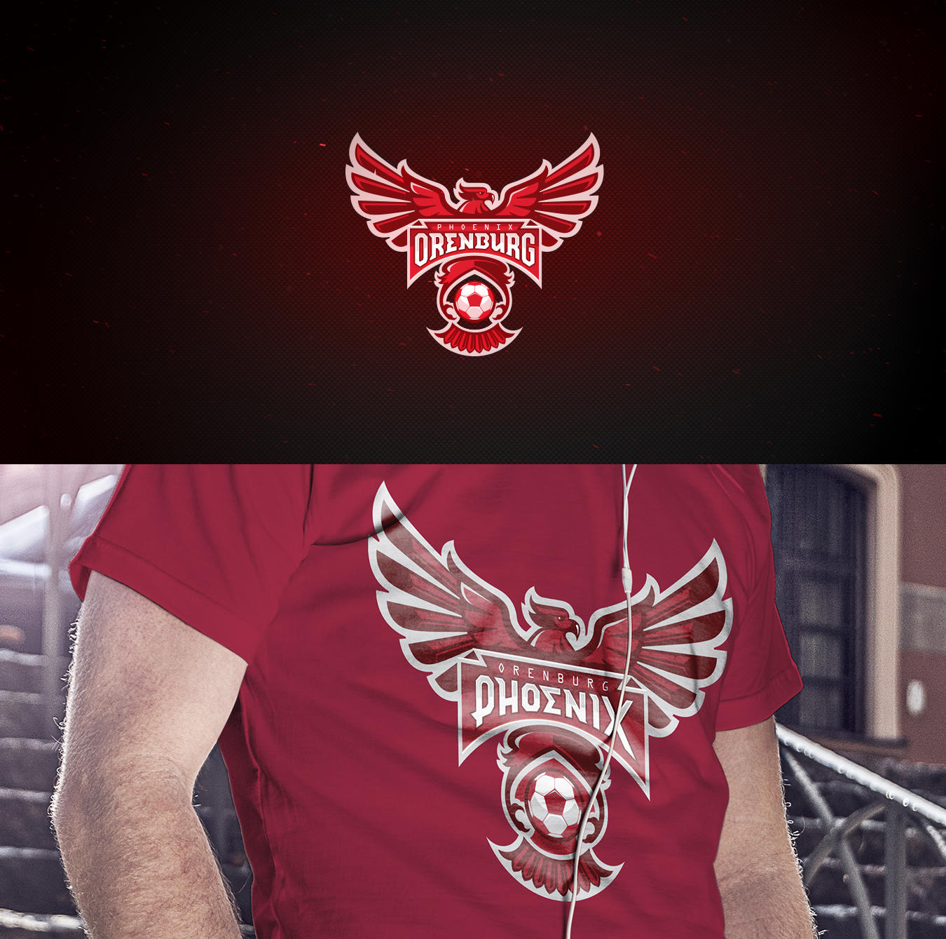 Логотип футбольной команды Phoenix Orenburg